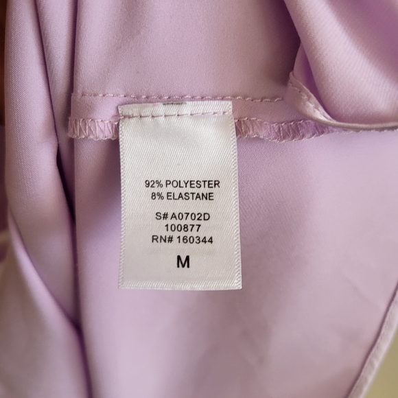 Silk Lavender Halter Dress - Picture 8 of 9